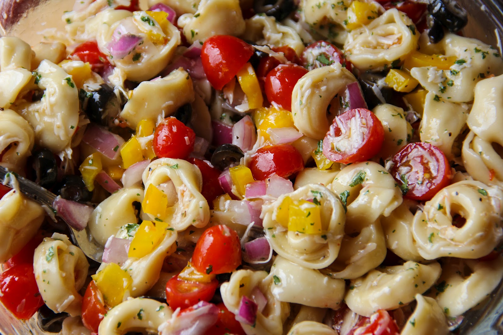 Diary of a Recipe Addict Summertime Tortellini Pasta Salad