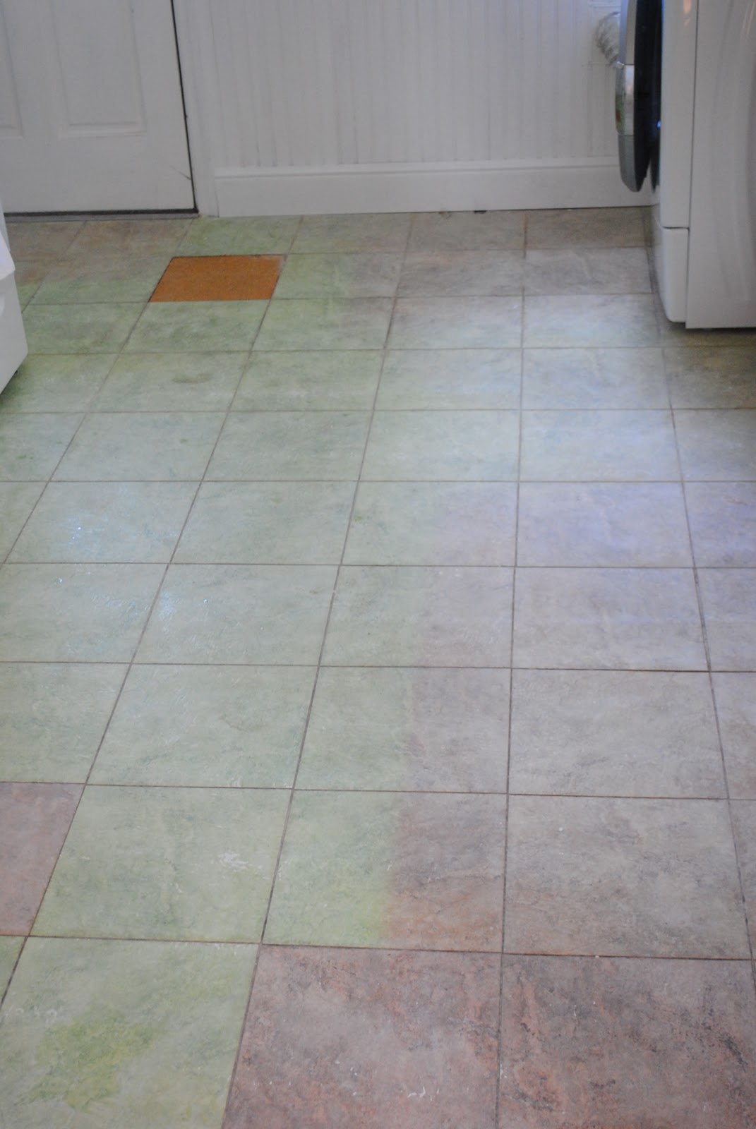 Ruffles & Rhythms Painted Vinyl Floors