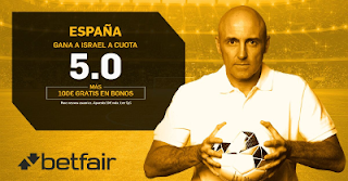 betfair supercuota España gana Israel 9 octubre betfair supercuota España gana Israel 9 octubre