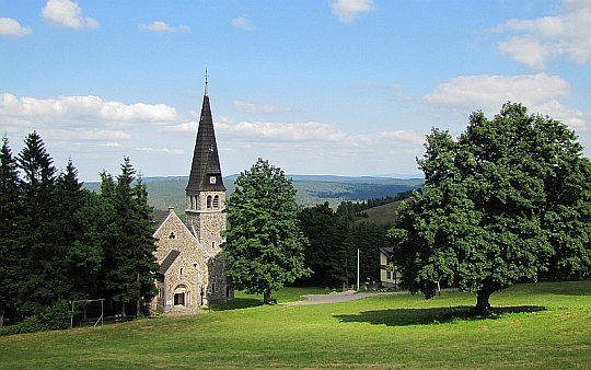 Góry Orlickie. Kościół św. Anny w Zieleńcu.