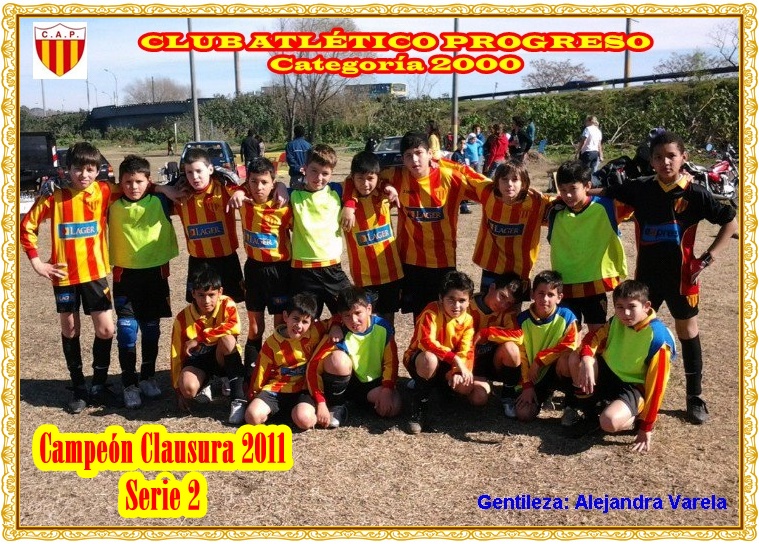 . Serie 2 La 2000 de Progreso "CAMPEONA DEL CLAUSURA 2011"