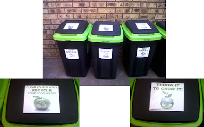 Compostable packaging is collected