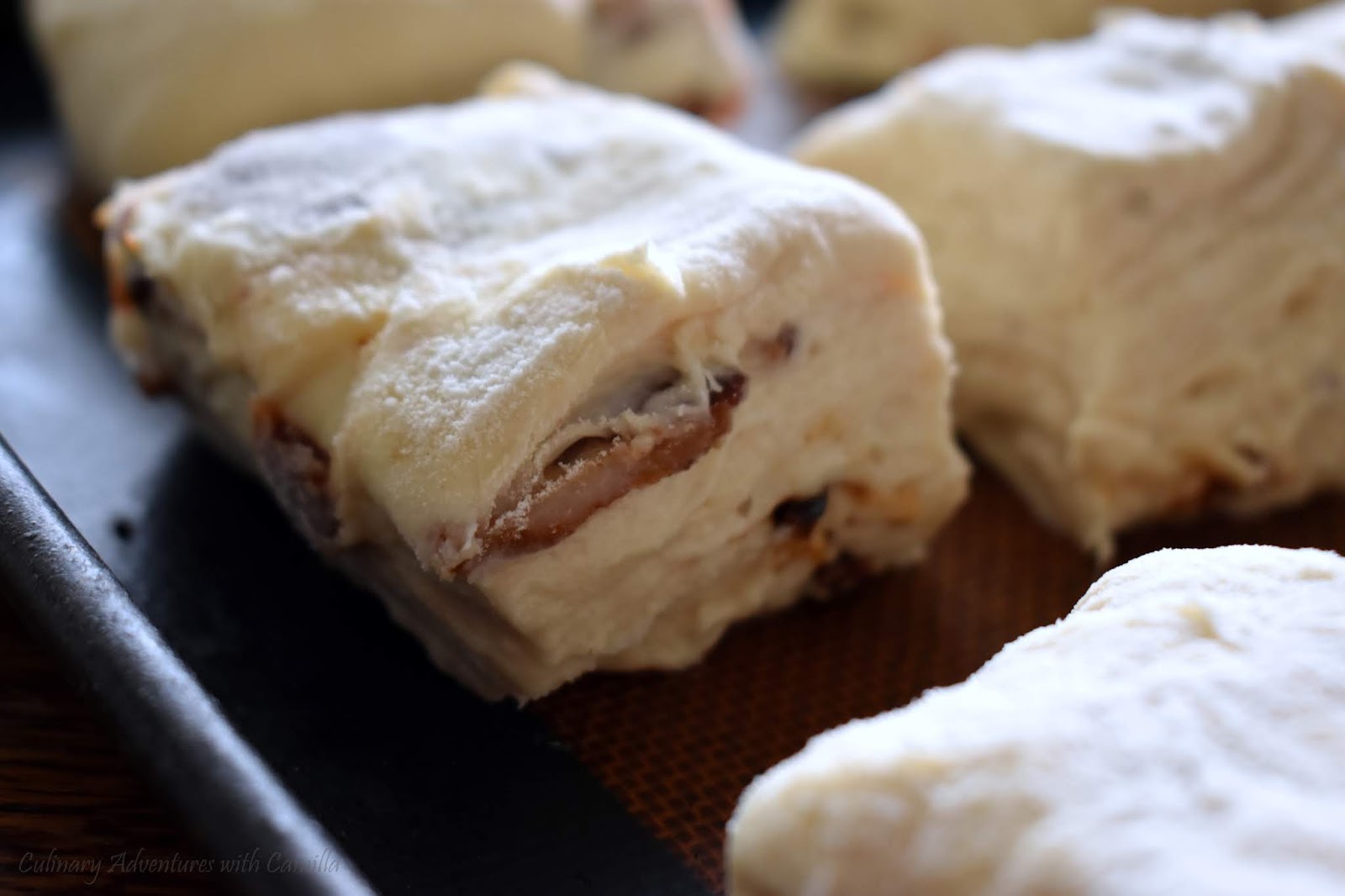 Laminated Bacon Biscuits