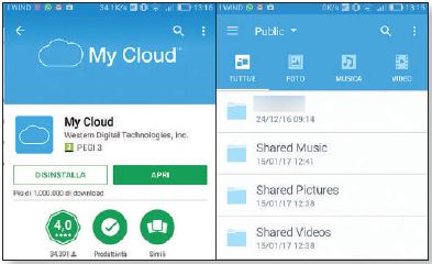 app mycloud.com per gestire cloude a casa
