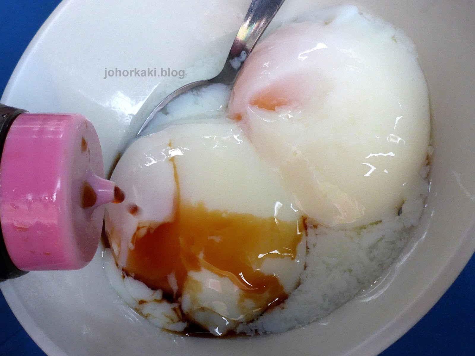 KopiO Kampung Chicken Eggs & Kaya Butter Bun Kin Hua in JB Johor
