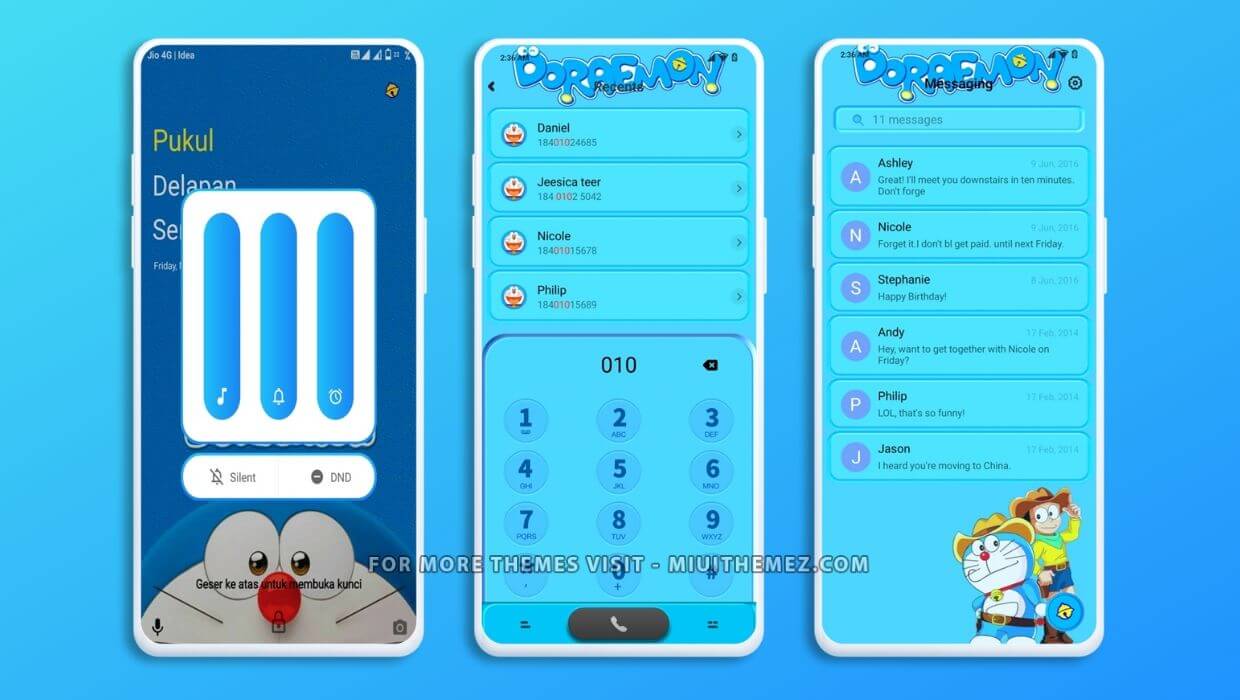 Doraemon Nobita MIUI Theme