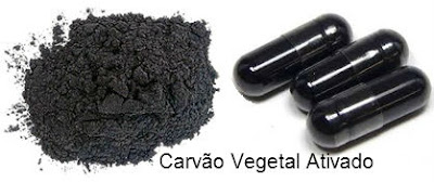 carvão vegetal ativado