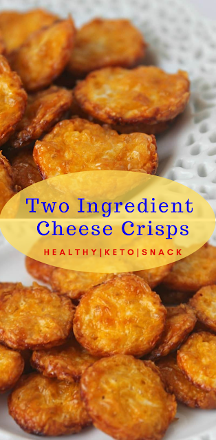 Two Ingredient Cheese Crisps