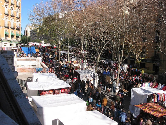 Mercado El Rastro em Madri Mercado El Rastro em Madri