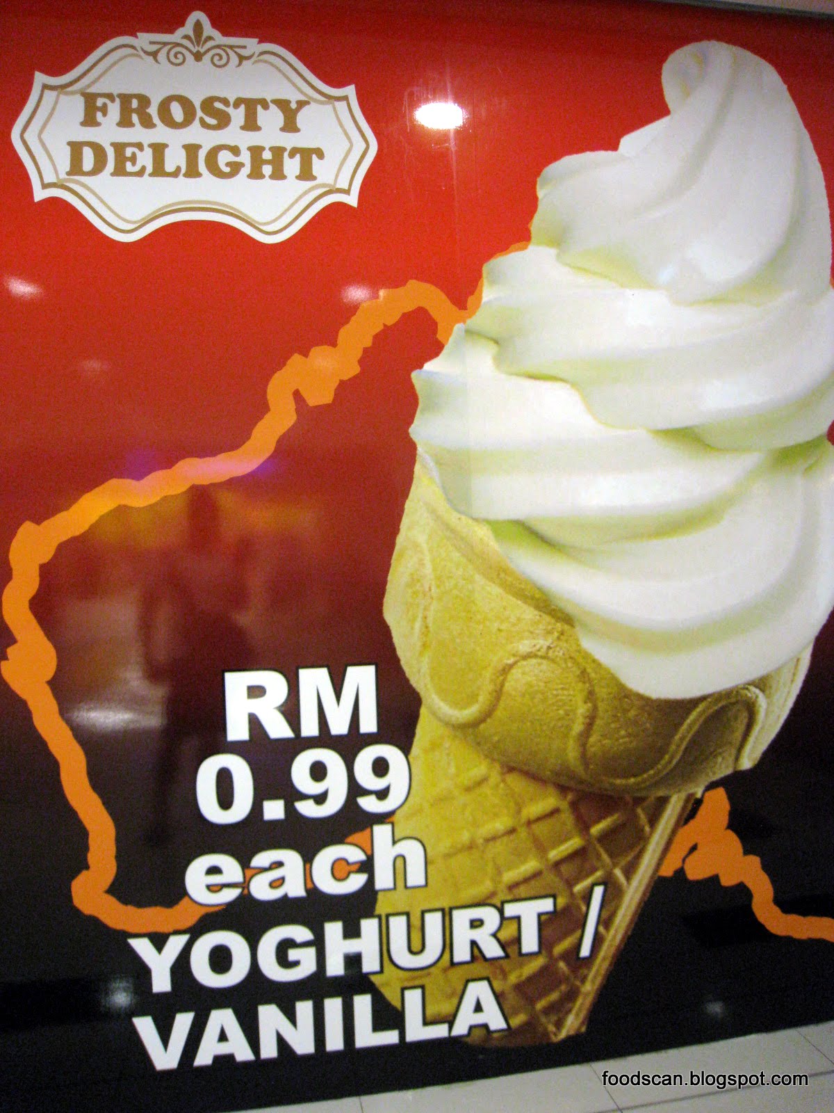 Frosty Delight Yoghurt Ice Cream Food Scan