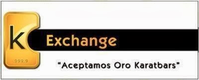 Stikers centros de aceptación de Oro.  K-Exchange Karatbars.