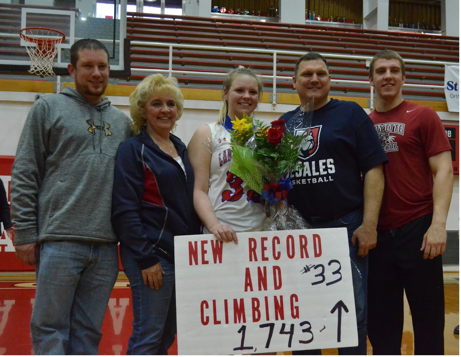 Averi Jordan North Schuylkill's Girls All Time Leading Scorer
