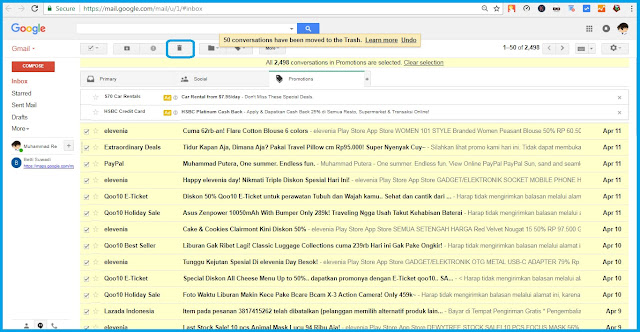 Cara Menghapus Semua Email Masuk Sekaligus Cara Menghapus Semua Email Masuk Sekaligus