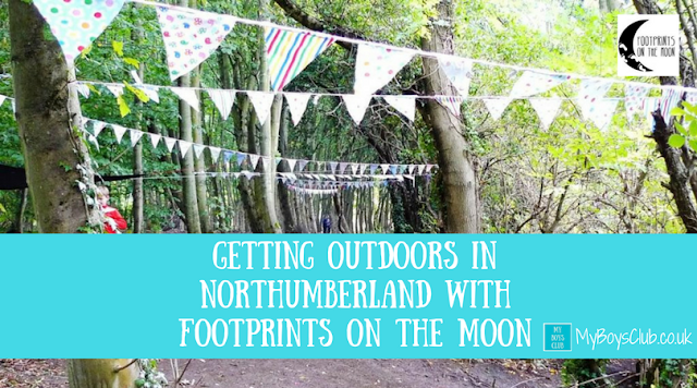 Getting Outdoors in Northumberland with Footprints on the Moon at Plessey Woods
