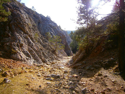 El estrecho del Infierno, en el nacimiento de rio Jucar / Xuquer, Cuenca., España