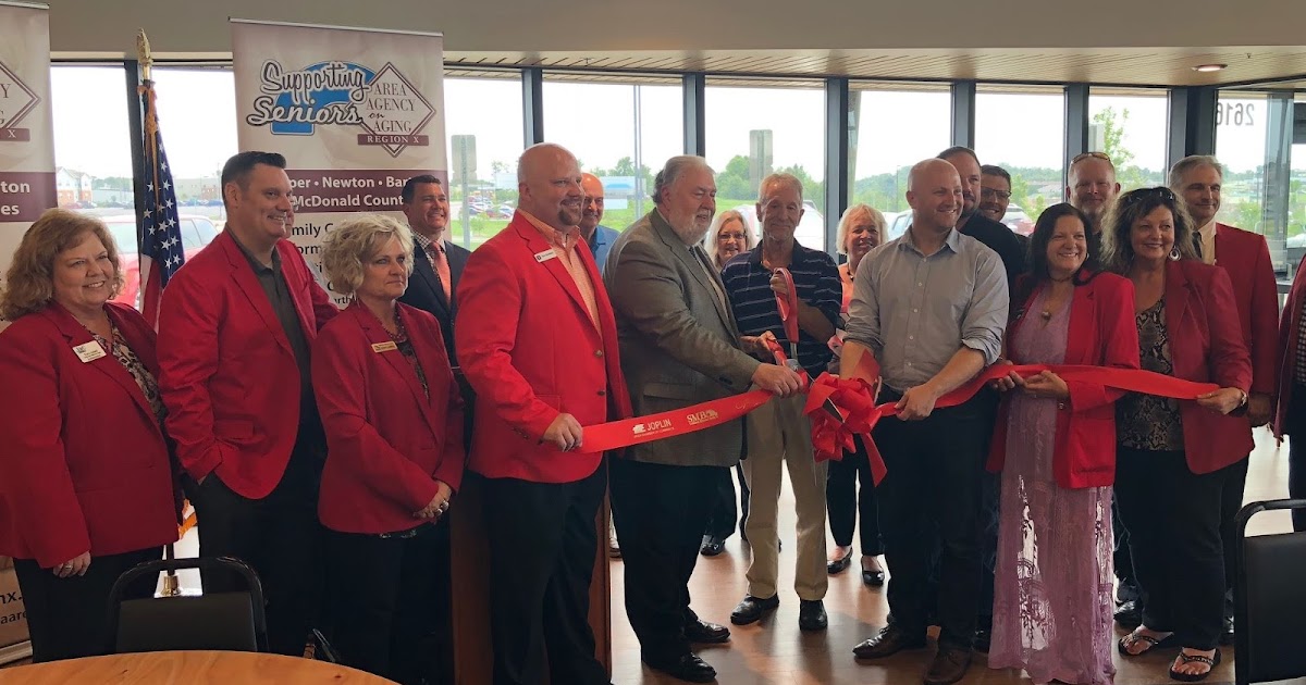 The Turner Report Open house, ribbon cutting held at Joplin Senior Center