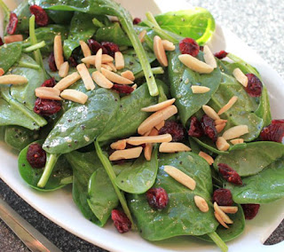 Jamie&rsquo;s Cranberry Spinach Salad recipe -Taste USA