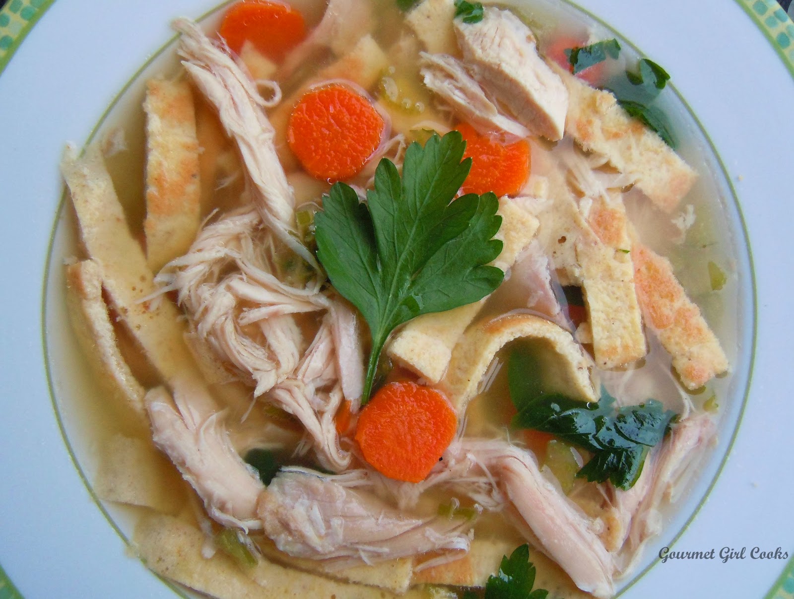 Gourmet Girl Cooks Chicken Noodle Soup Low Carb (Wheat/Grain Free)