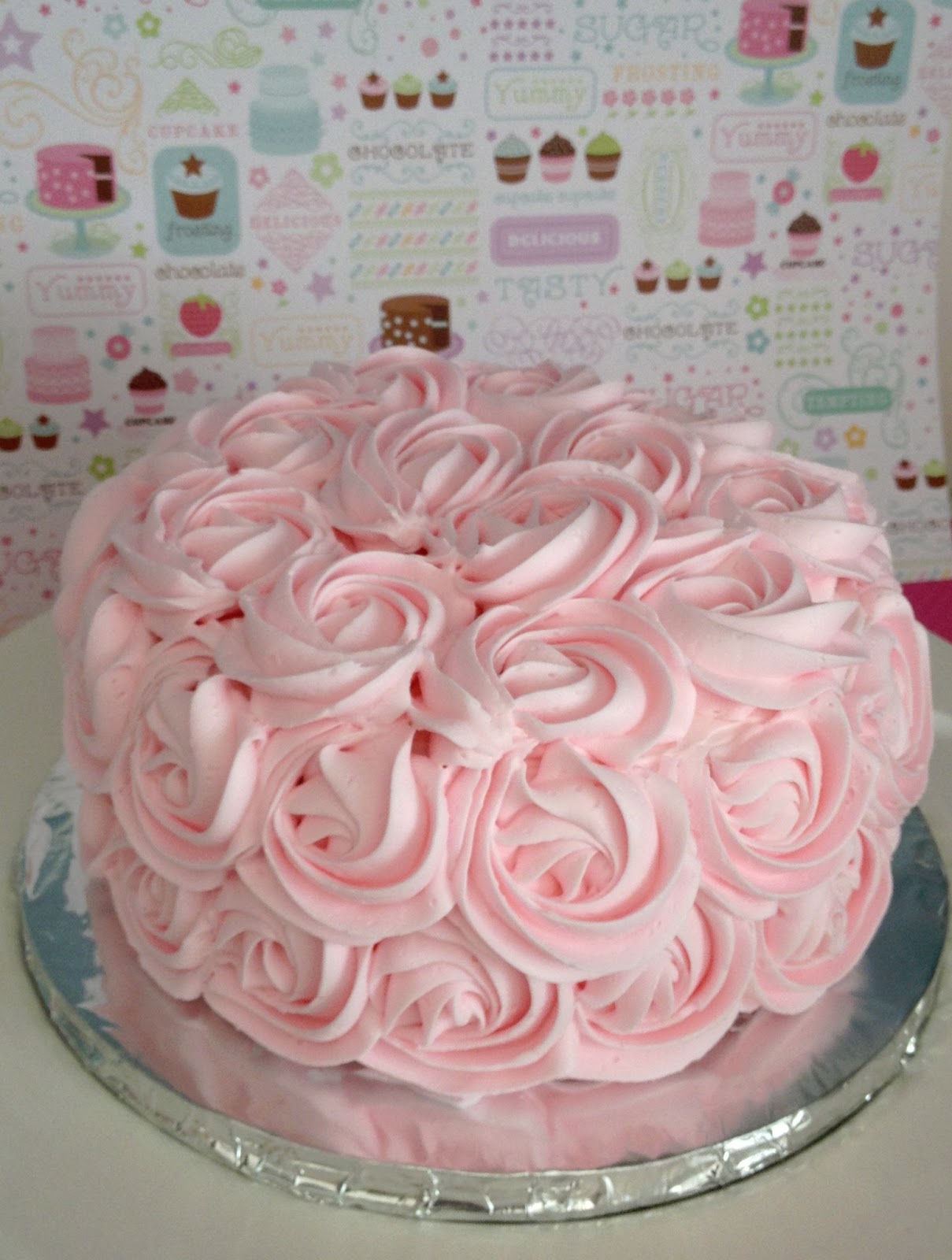Emily's Delights Rose Frosting Smash Cake