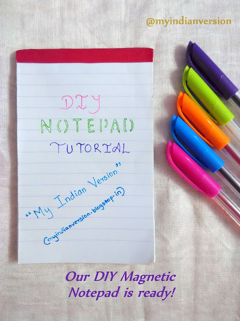 DIY Magnetic Notepad Tutorial - Ready DIY Magnetic Notepad Tutorial - Ready