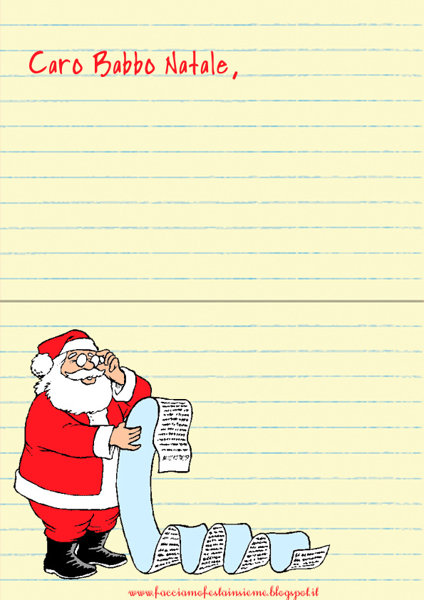 Lettera Di Babbo Natale Da Scaricare Lettera Di Risposta Di Babbo Natale Da Stampare Gratis E