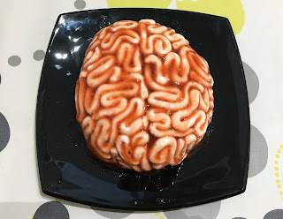 Brain cake for Halloween