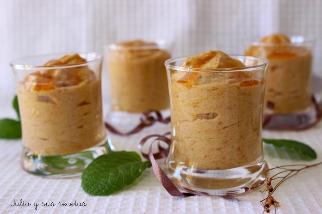 vasitos de mousse de caramelo 
