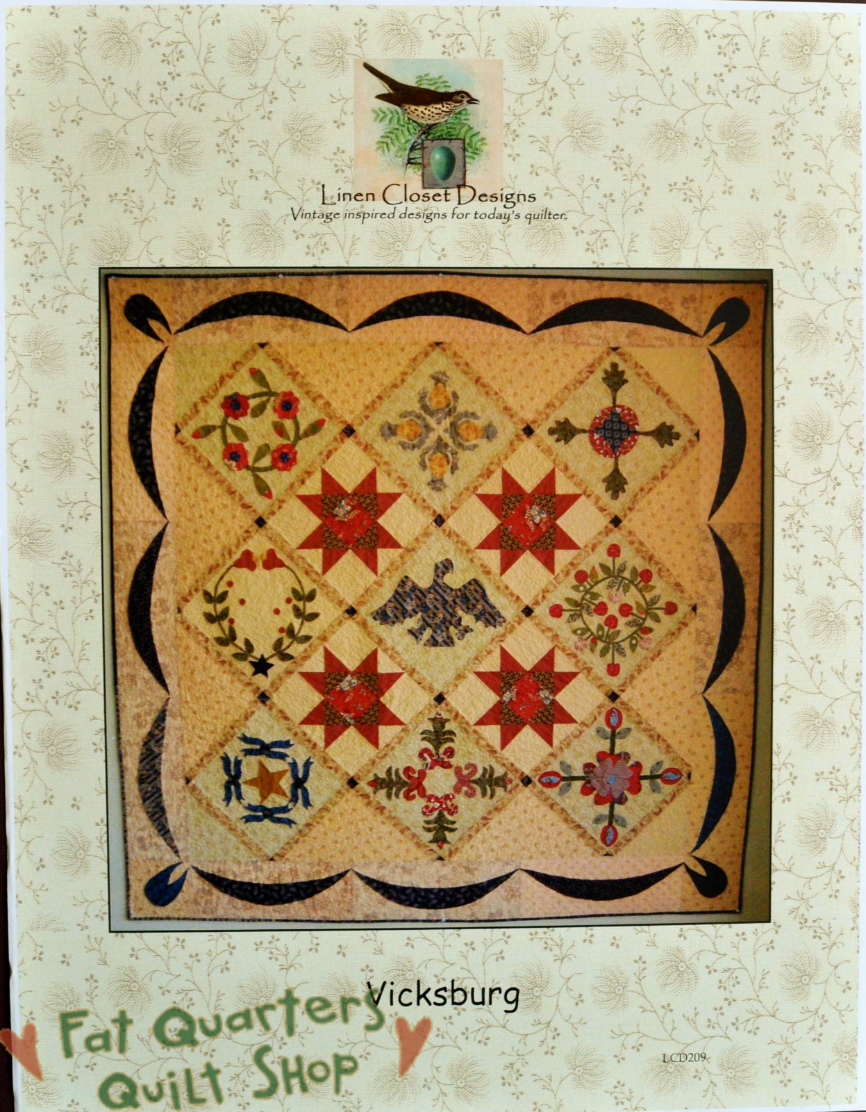 Fat Quarters Quilt Shop NEW Patterns from Linen Closet Designs...