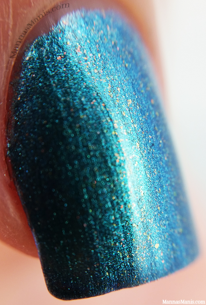 OPI Hawaii This Color's Making Waves, green blue shimmer nail polish