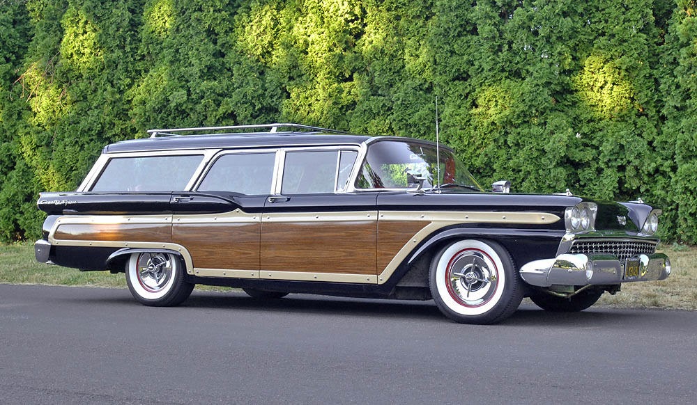 All American Classic Cars: 1959 Ford Fairlane 500 Country Squire 4-Door