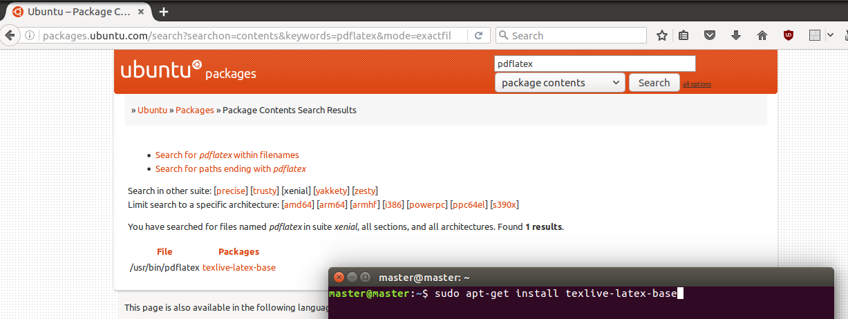 Installing Latex In Ubuntu 86