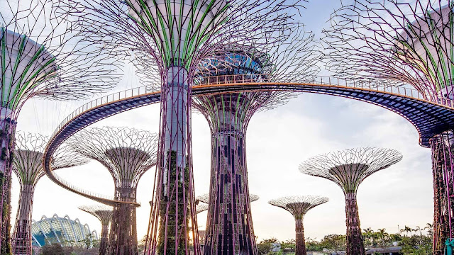 Amazing Decoration Gardens by The Bay at Singapore