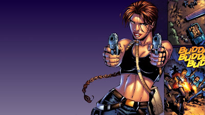 Lara Croft Comic Wallpaper