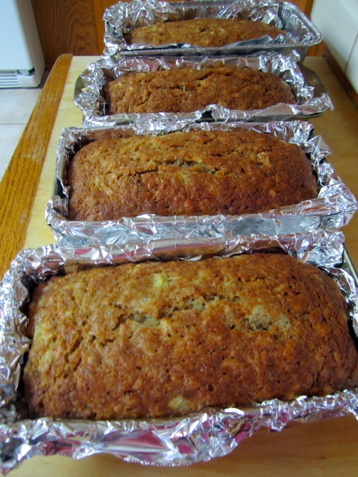 Calico Mermaid Banana Pineapple Coconut Bread