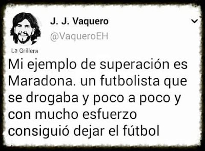 ejemplo superación Maradona Vaquero droga fútbol ejemplo superación Maradona Vaquero droga fútbol