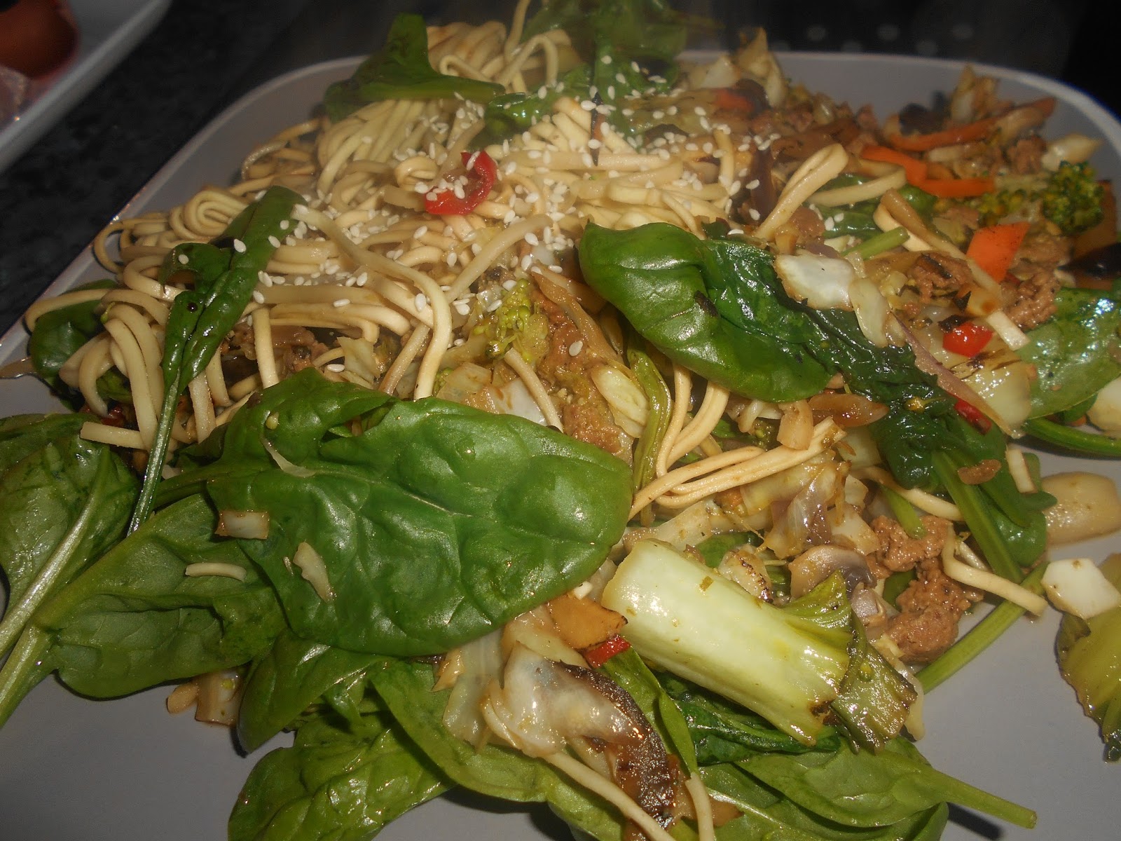 Just Quick Snacks Chilli quorn stir fry