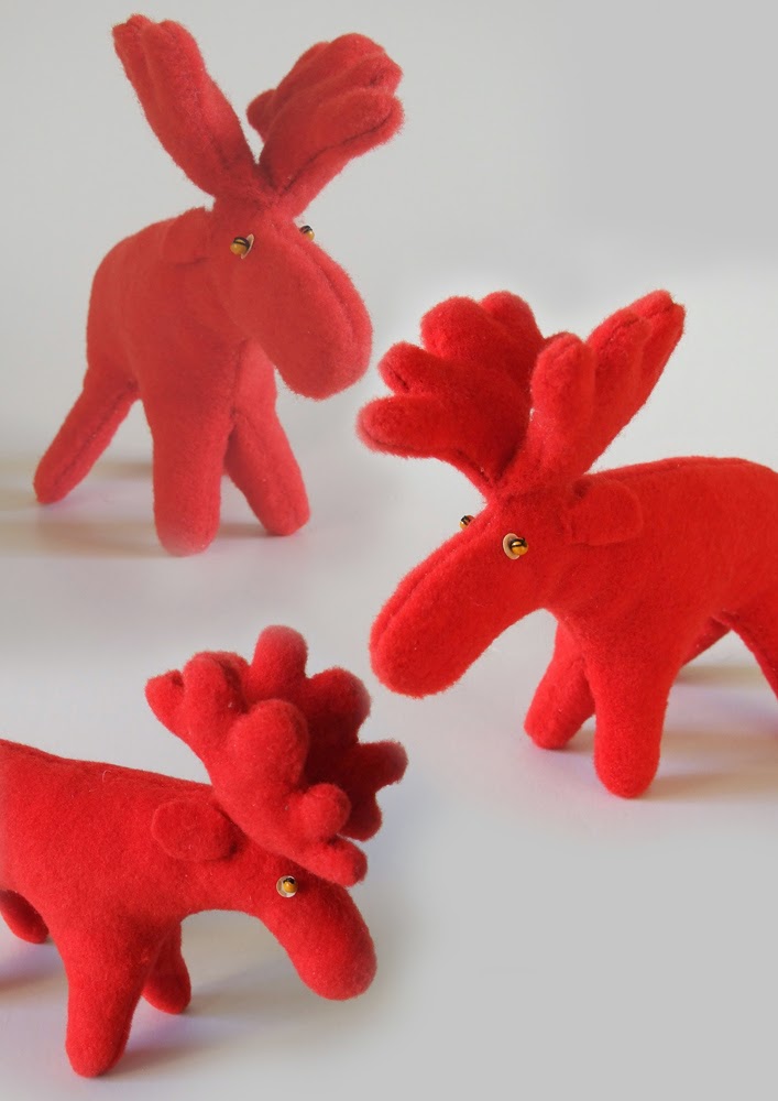 Red moose toy