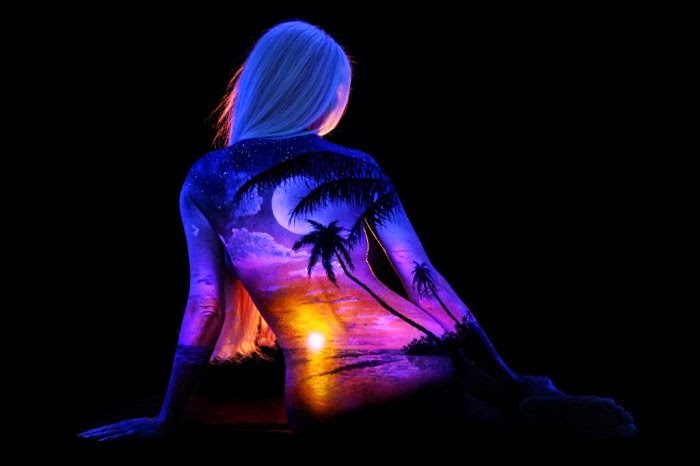 As mais belas pinturas corporal de John Poppleton