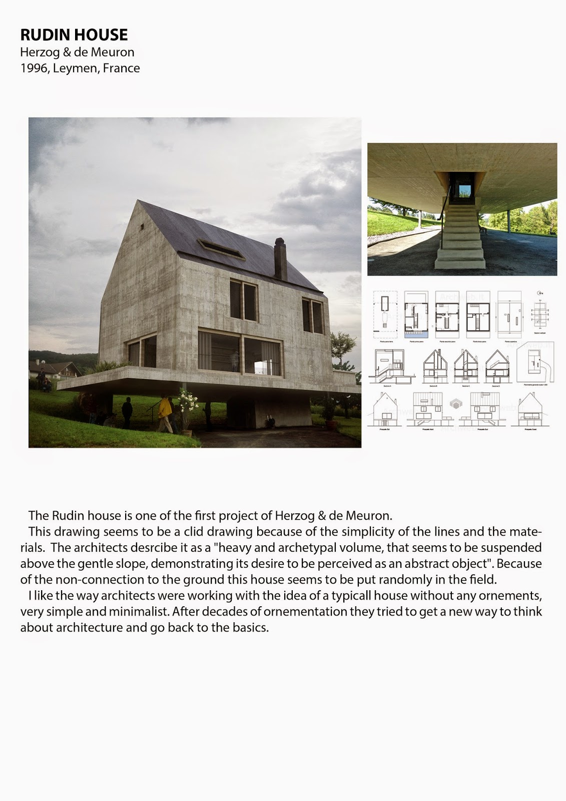 Housing and Architecture: 10) Rudin House - Charlotte Robert