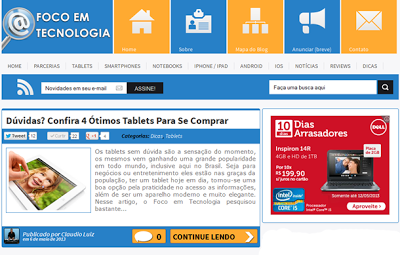 Foco em Tecnologia Foco em Tecnologia