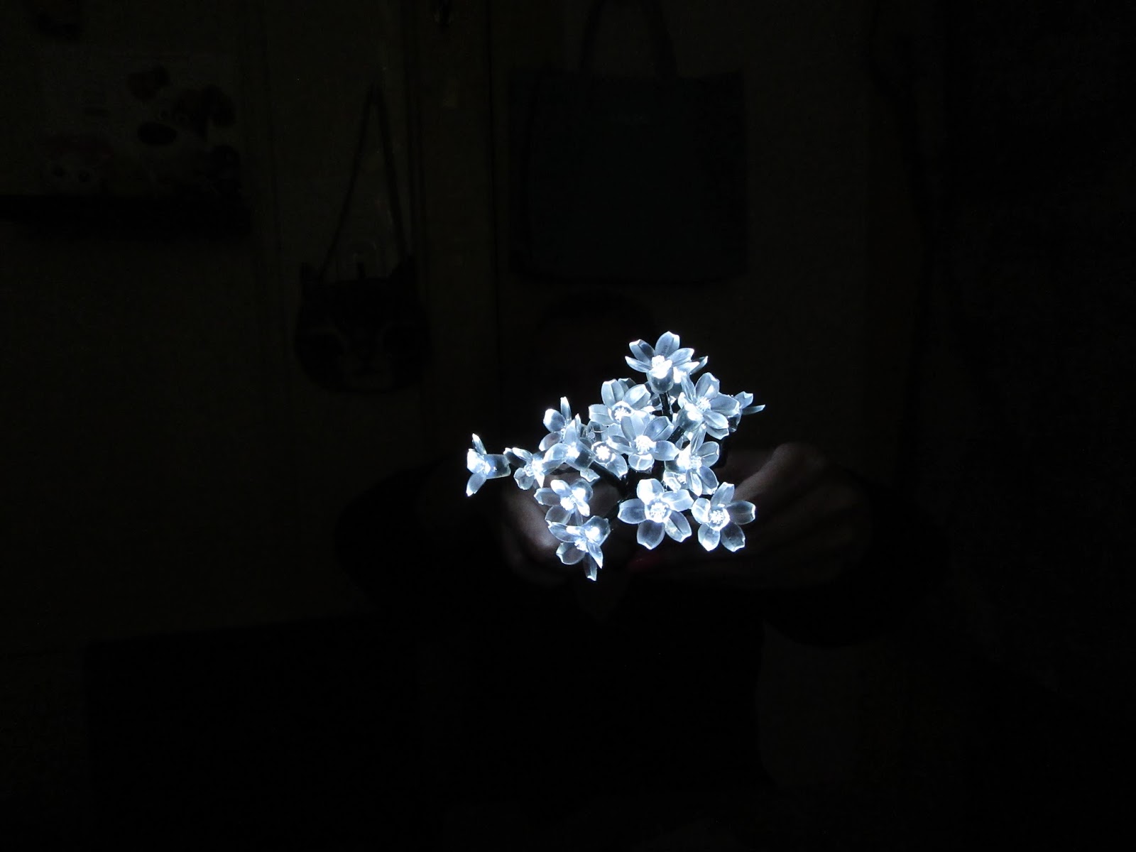 White Solar Blossom String Lights Outdoor Flower String #Lights