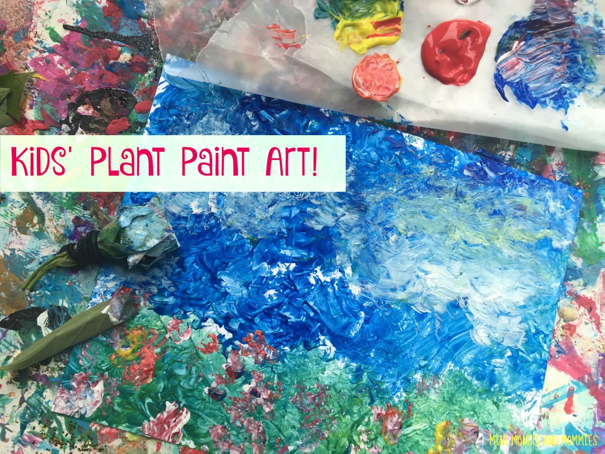 Fun and easy art projects : paint with sponges + palette knife