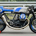 Rhapsody in Blue   - Moto Guzzi V9 GANNET Racer