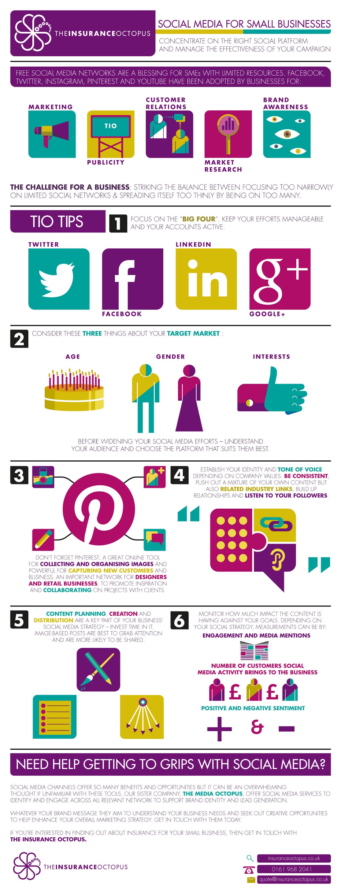 How To Make The Most Out Of Your #SocialMedia - #infographic