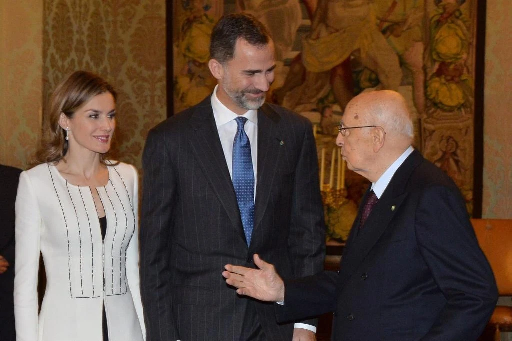 King Felipe VI and Queen Letizia of Spain Visits Italy. 19 November 2014