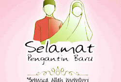 10 Ide Kartu Ucapan Happy Wedding Islami Panda Assed