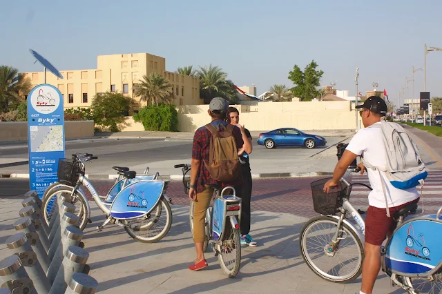 biking in Dubai