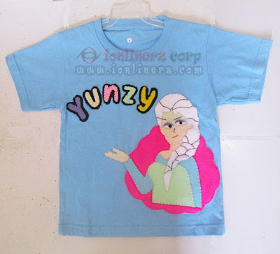 Kaos / Baju Flanel Anak Karakter Kartun Elsa Frozen Kaos / Baju Flanel Anak Karakter Kartun Elsa Frozen