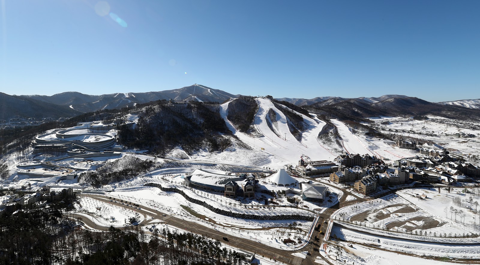 平昌オリンピックのアルペンシア会場