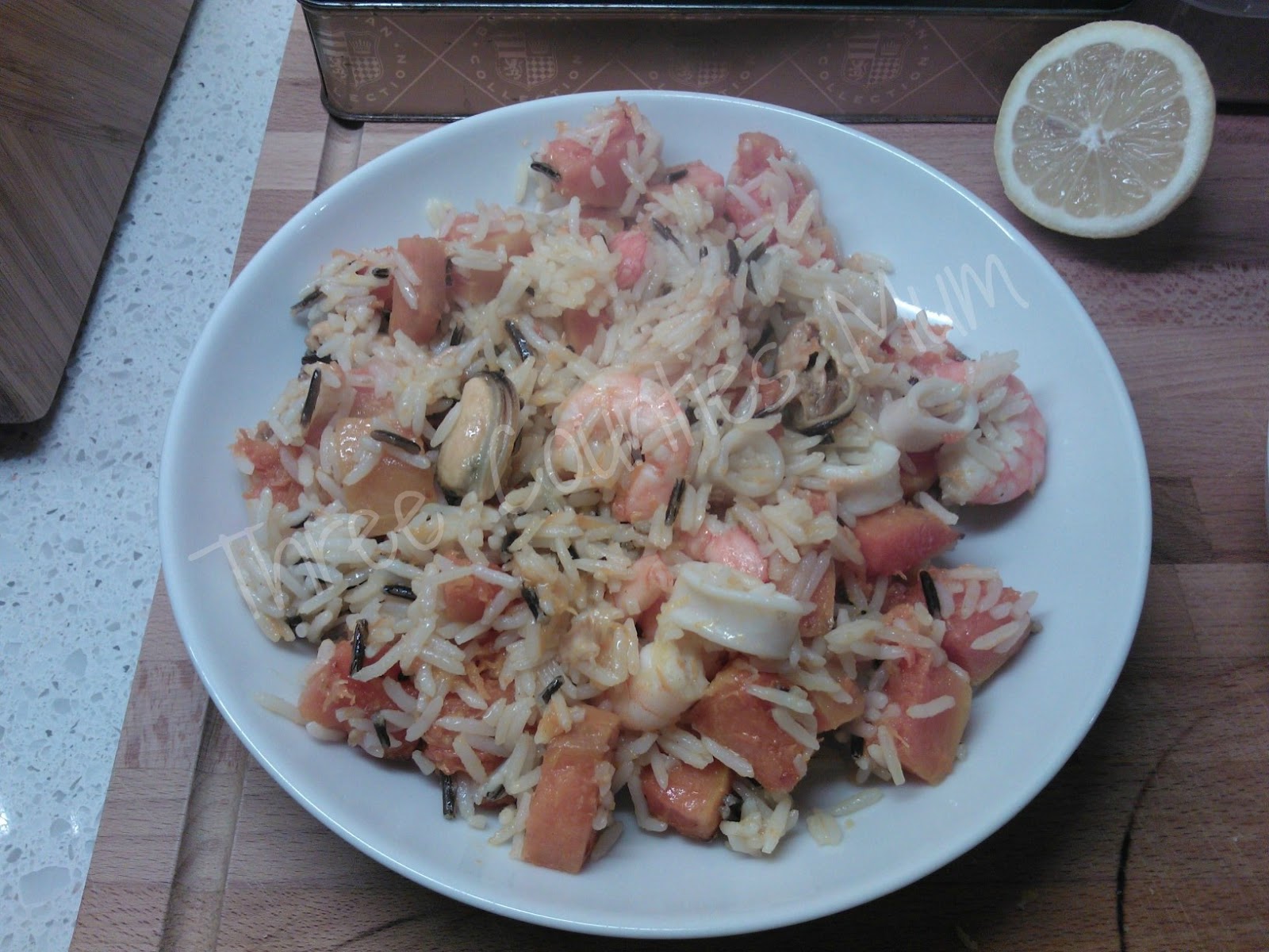 Three Counties Mum Seafood Pilaf